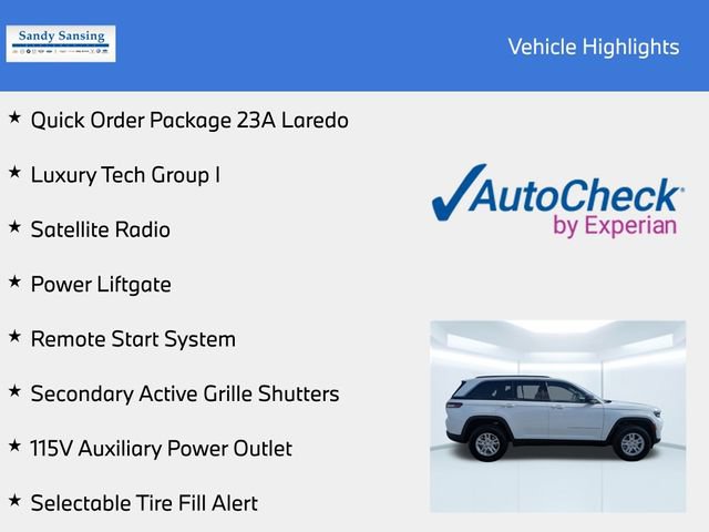 New 2025 Jeep Grand Cherokee Laredo w/ Luxury Tech Group I AWD/4WD image 7