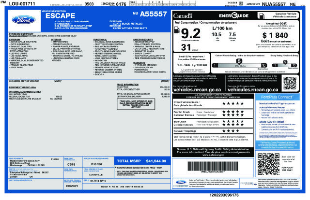 Used 2022 Ford Escape Titanium AWD/4WD image 6
