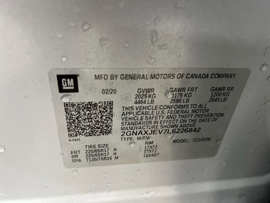 Used 2020 Chevrolet Equinox LT w/ Driver Convenience Package image 27