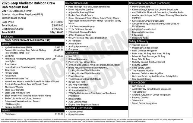Certified 2025 Jeep Gladiator Rubicon image 8