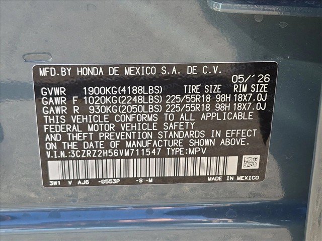 Certified 2027 Honda HR-V Sport image 23