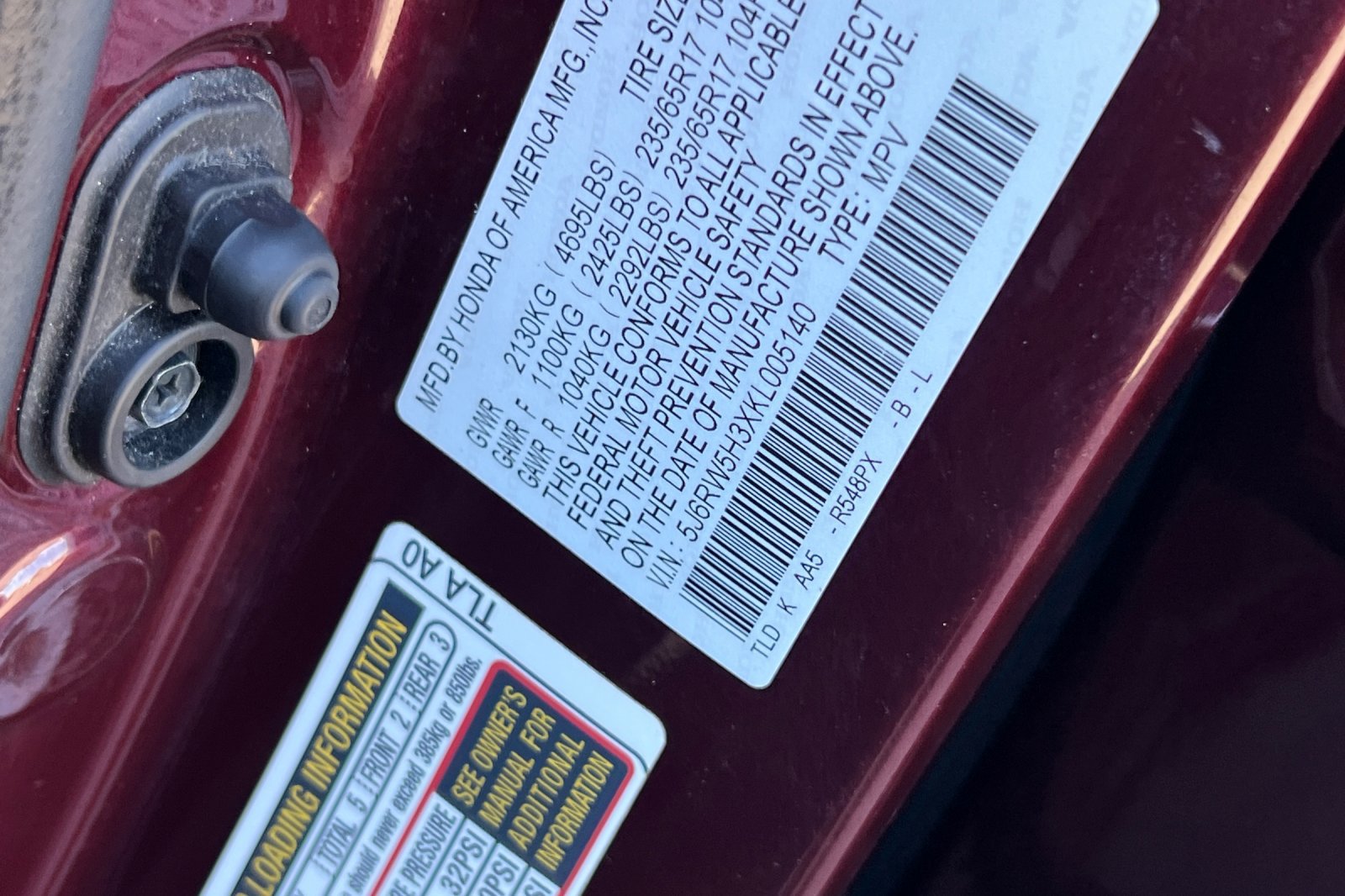 Used 2019 Honda CR-V LX image 33