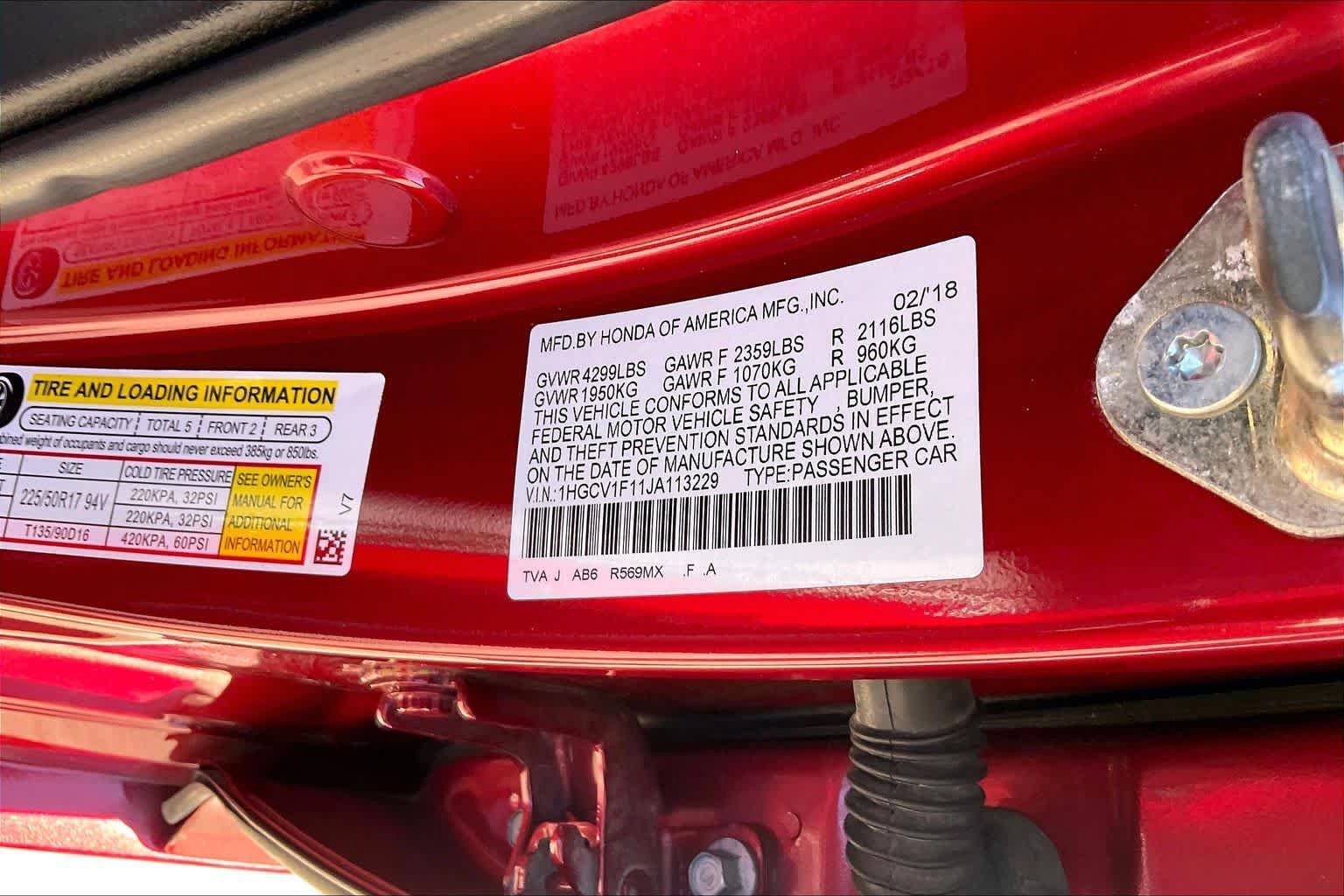 Used 2018 Honda Accord LX image 34