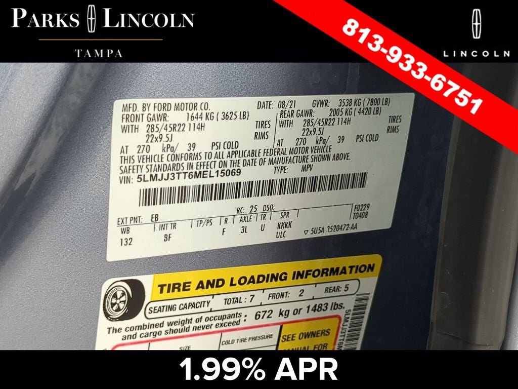 Certified 2021 Lincoln Navigator L Black Label w/ Cargo Convenience Package AWD/4WD image 37