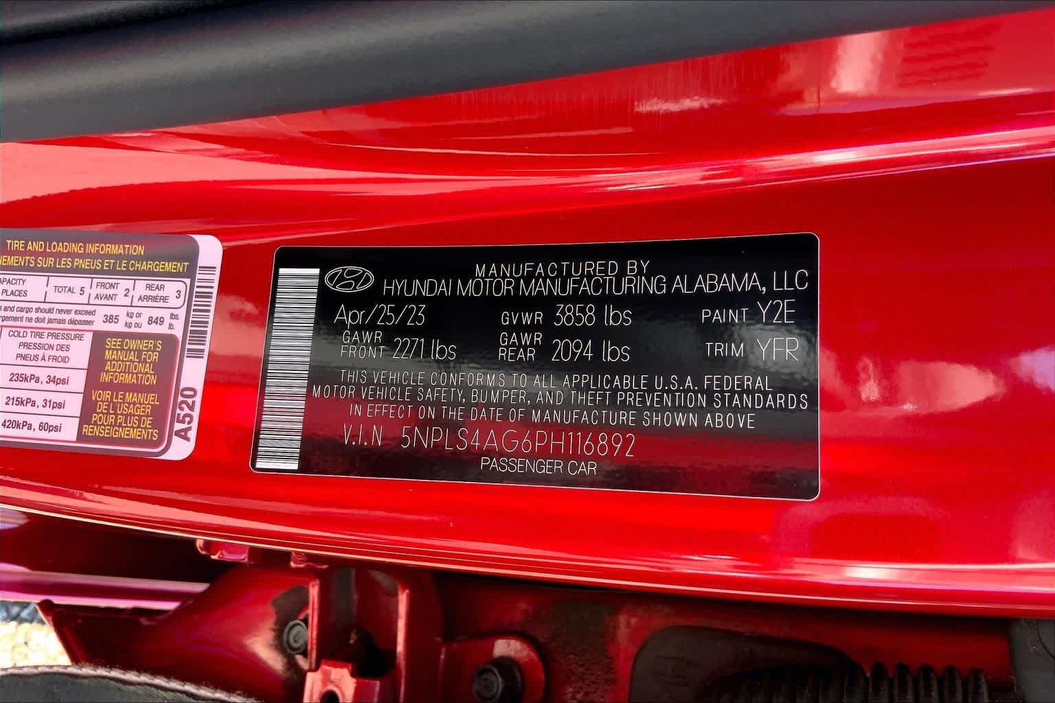 Used 2023 Hyundai Elantra SEL w/ Convenience Package FWD image 31