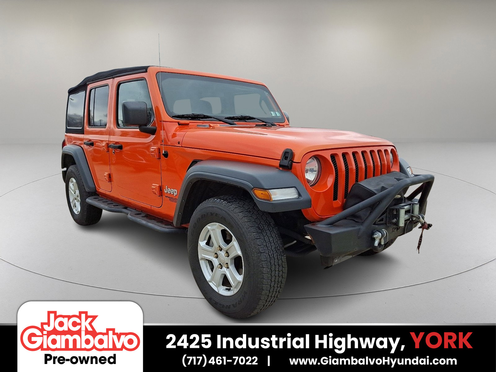 Used 2018 Jeep Wrangler Unlimited Sport S
