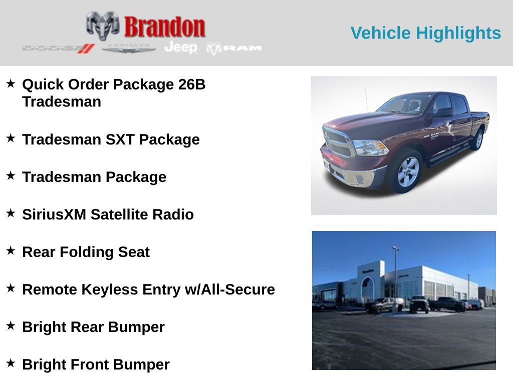 Used 2024 RAM 1500 Tradesman w/ Tradesman SXT Package image 5