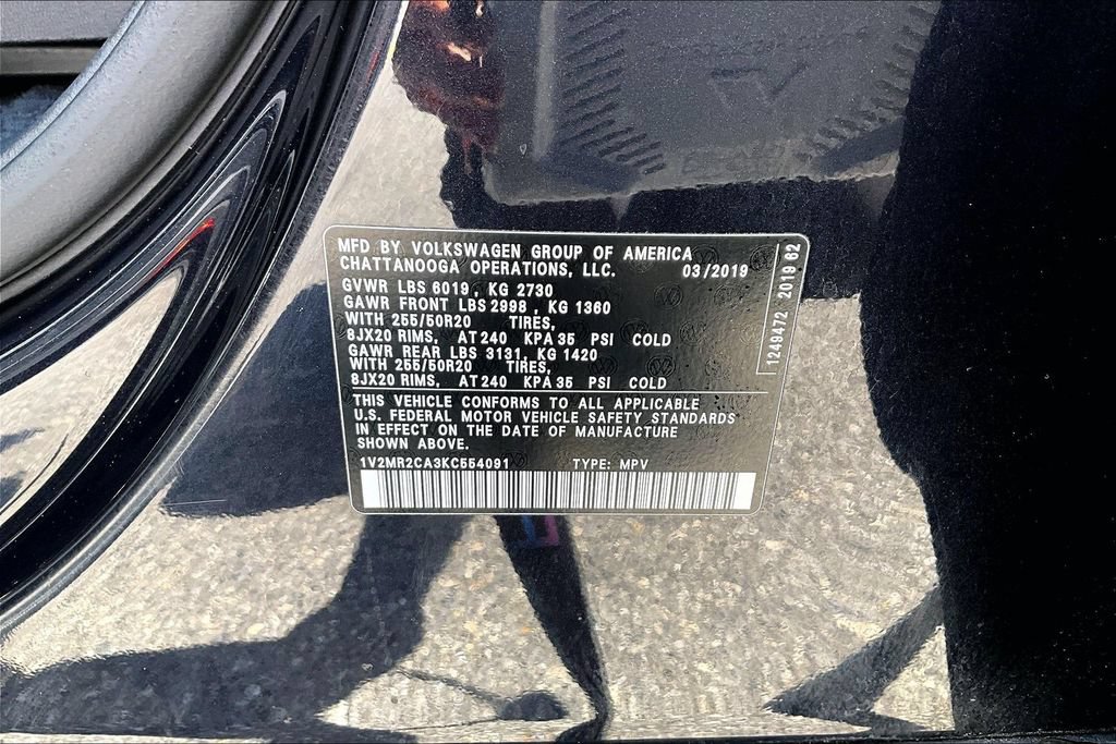 Used 2019 Volkswagen Atlas SEL AWD/4WD image 19