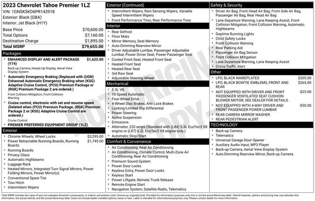 Certified 2023 Chevrolet Tahoe Premier AWD/4WD image 5