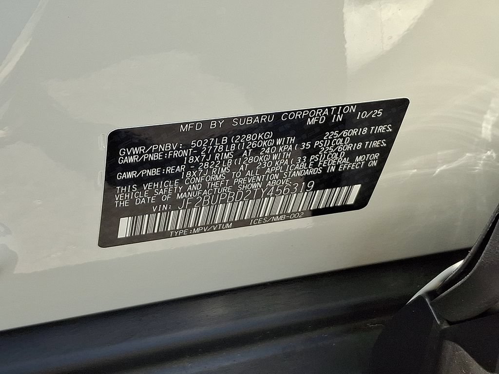 Certified 2026 Subaru Outback Premium AWD/4WD image 28
