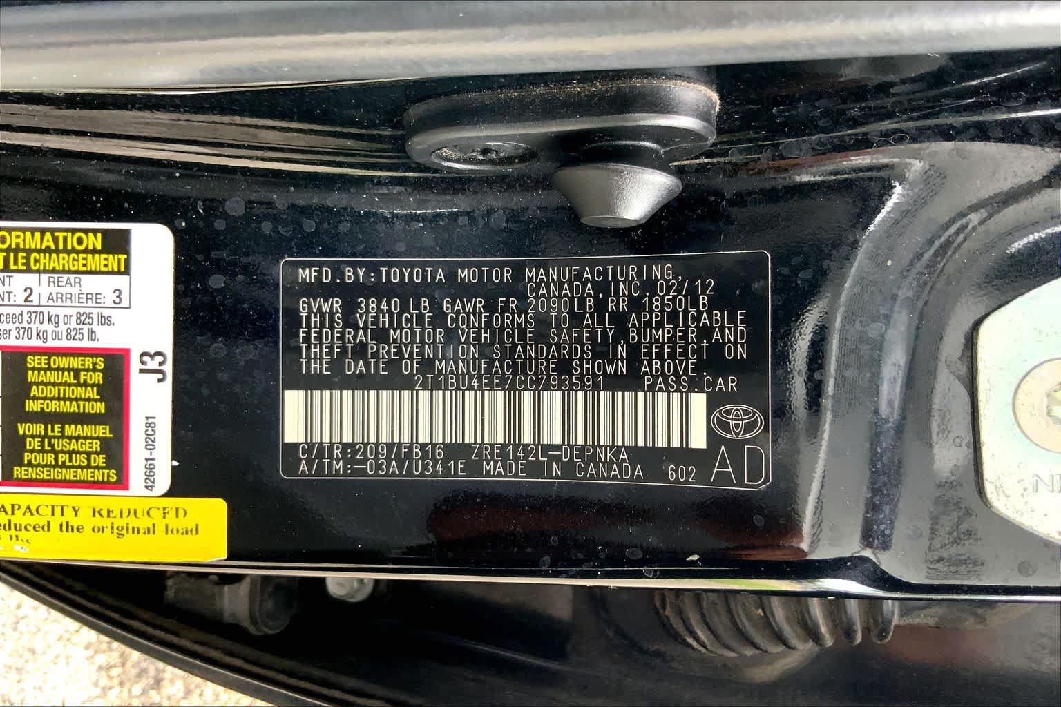 Used 2012 Toyota Corolla LE FWD image 35
