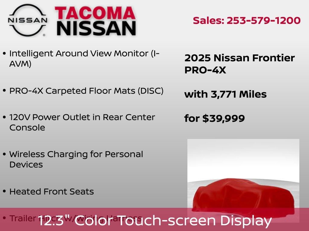Used 2025 Nissan Frontier PRO-4X w/ Pro Convenience Package image 7