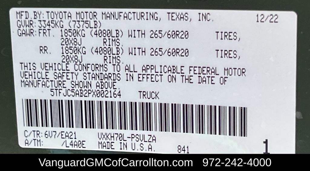 Used 2023 Toyota Tundra Limited image 31