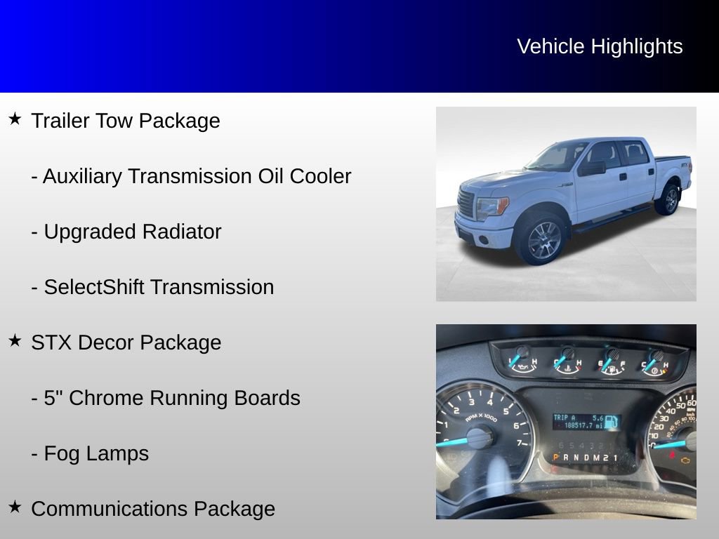 Used 2014 Ford F150 STX w/ Equipment Group 201A Mid image 8