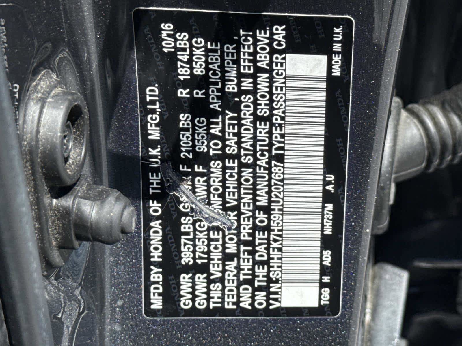 Used 2017 Honda Civic EX image 30