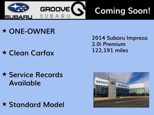 Used 2014 Subaru Impreza 2.0i Premium w/ All-Weather Package w/CVT AWD/4WD image 2