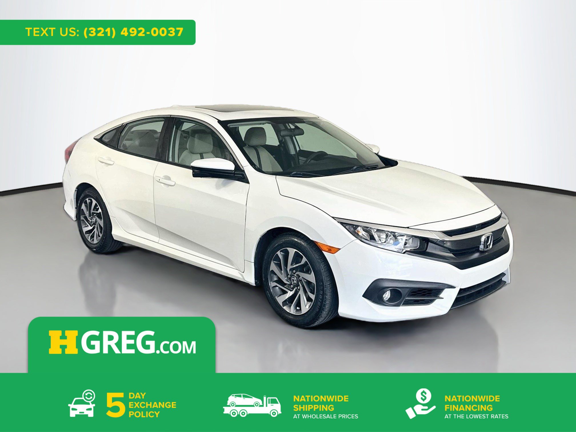 Used 2018 Honda Civic EX image 1