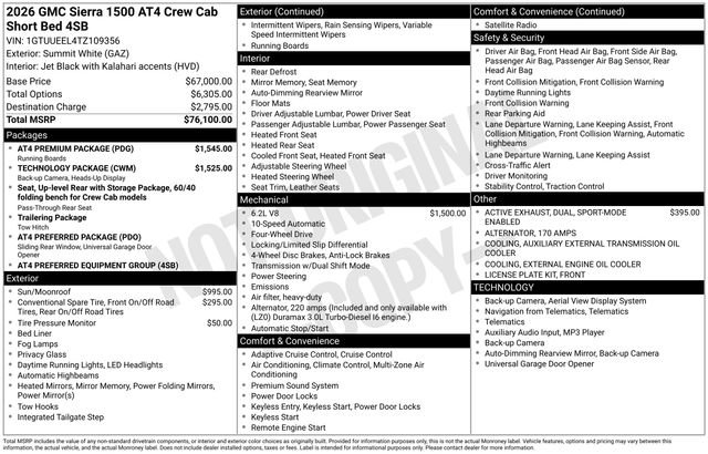 Used 2026 GMC Sierra 1500 AT4 w/ AT4 Premium Package AWD/4WD image 30