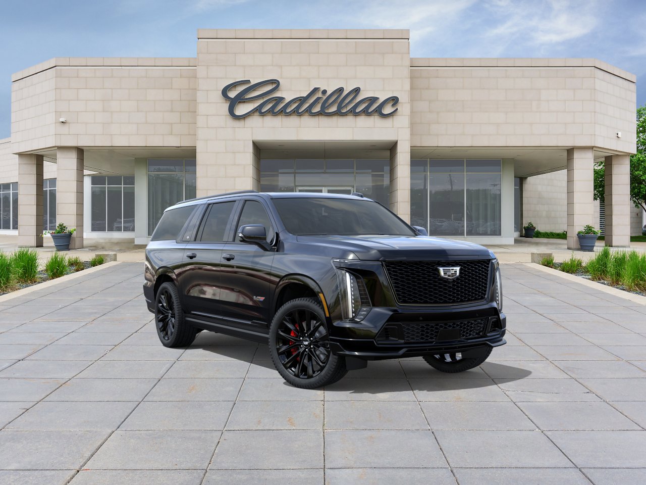 New 2026 Cadillac Escalade ESV V w/ LPO, ONYX Package AWD/4WD image 1