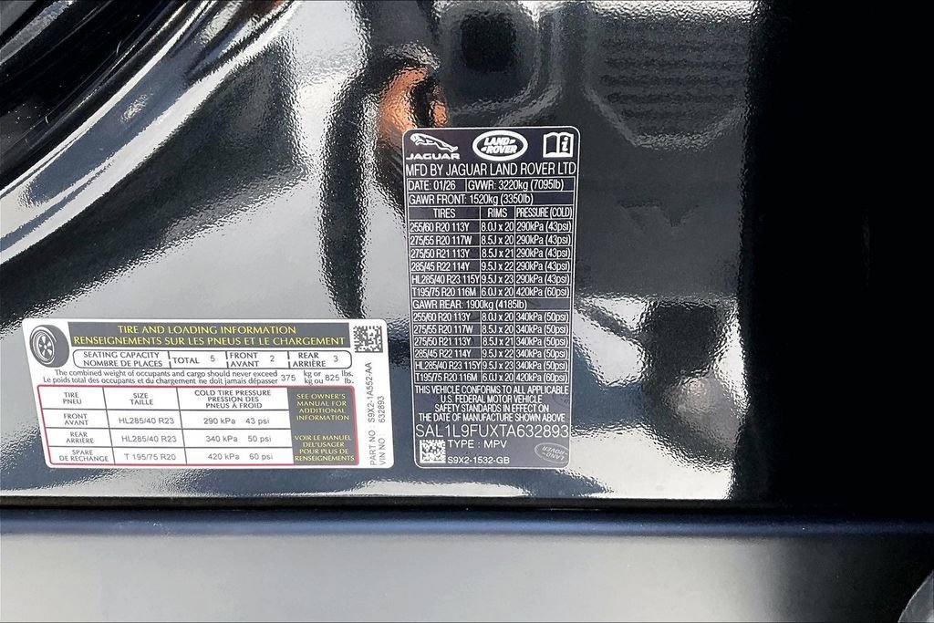 New 2026 Land Rover Range Rover Sport Dynamic SE AWD/4WD image 8