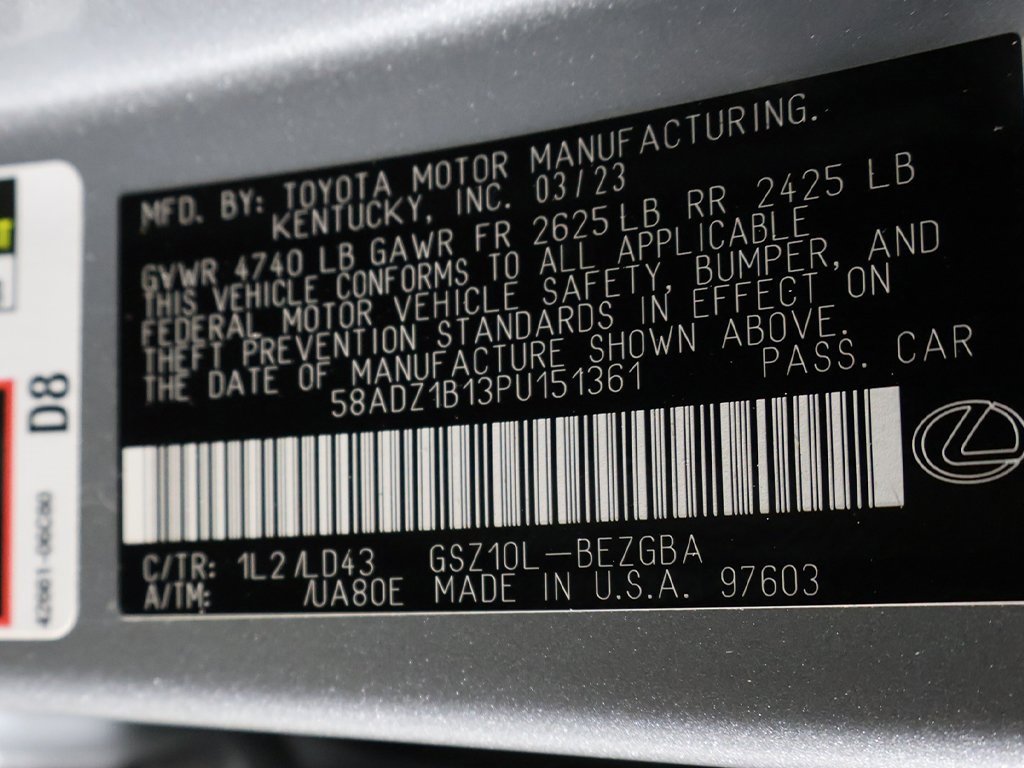 Used 2023 Lexus ES 350 w/ Premium Package image 46