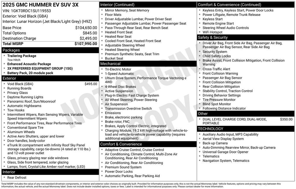 Used 2025 GMC Hummer EV 3X AWD/4WD image 35