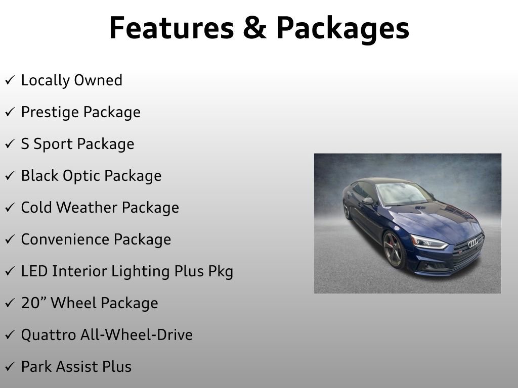 Used 2019 Audi S5 Prestige w/ S Sport Package image 4