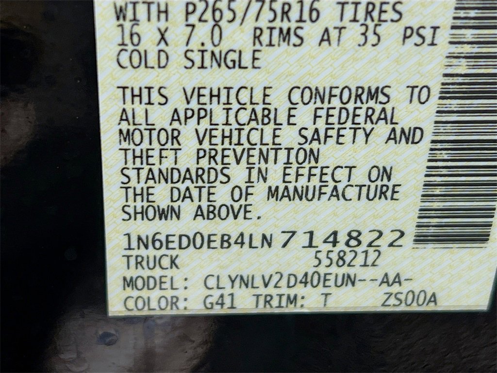 Used 2020 Nissan Frontier PRO-4X image 33