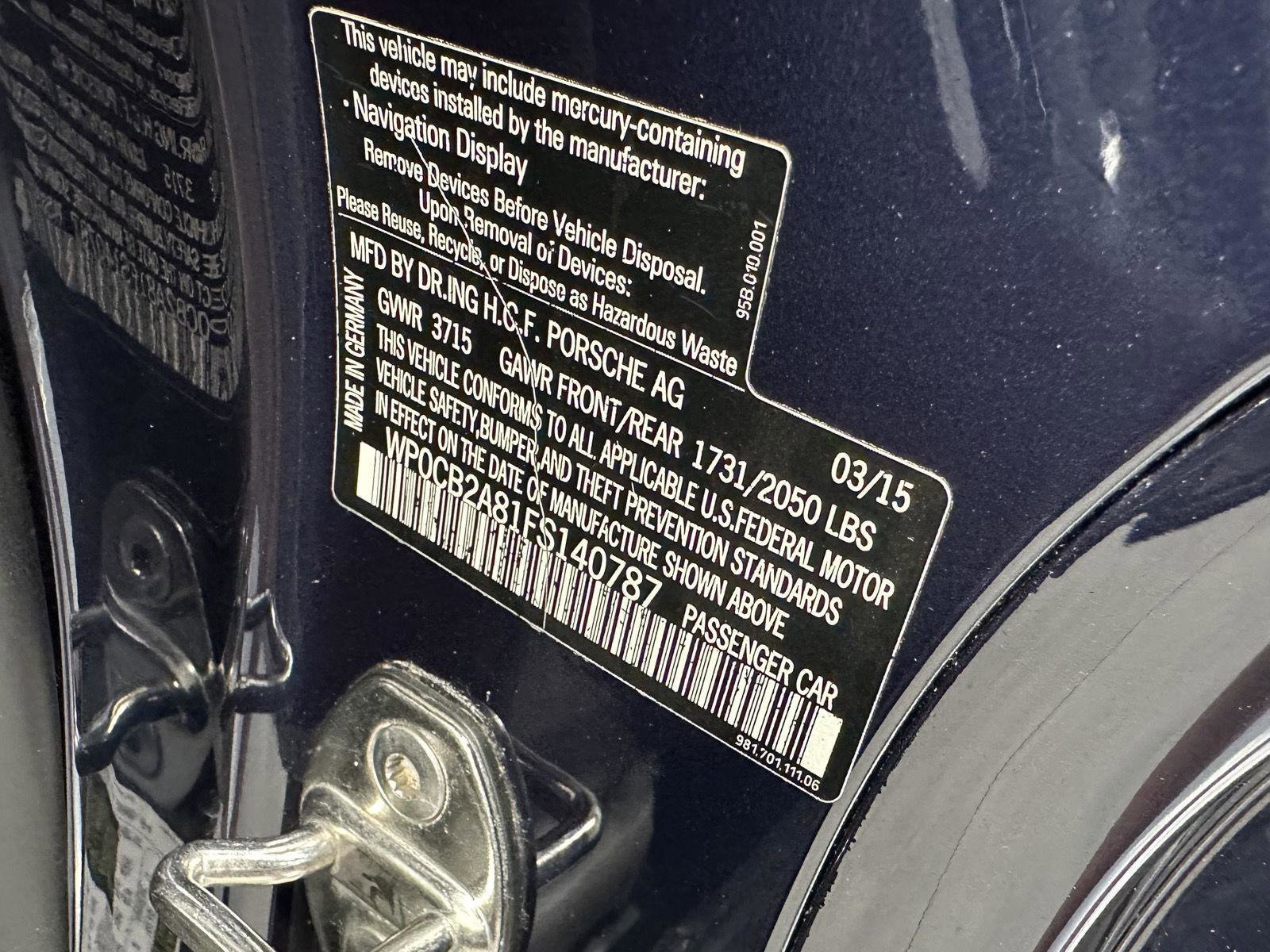 Used 2015 Porsche Boxster S RWD image 34