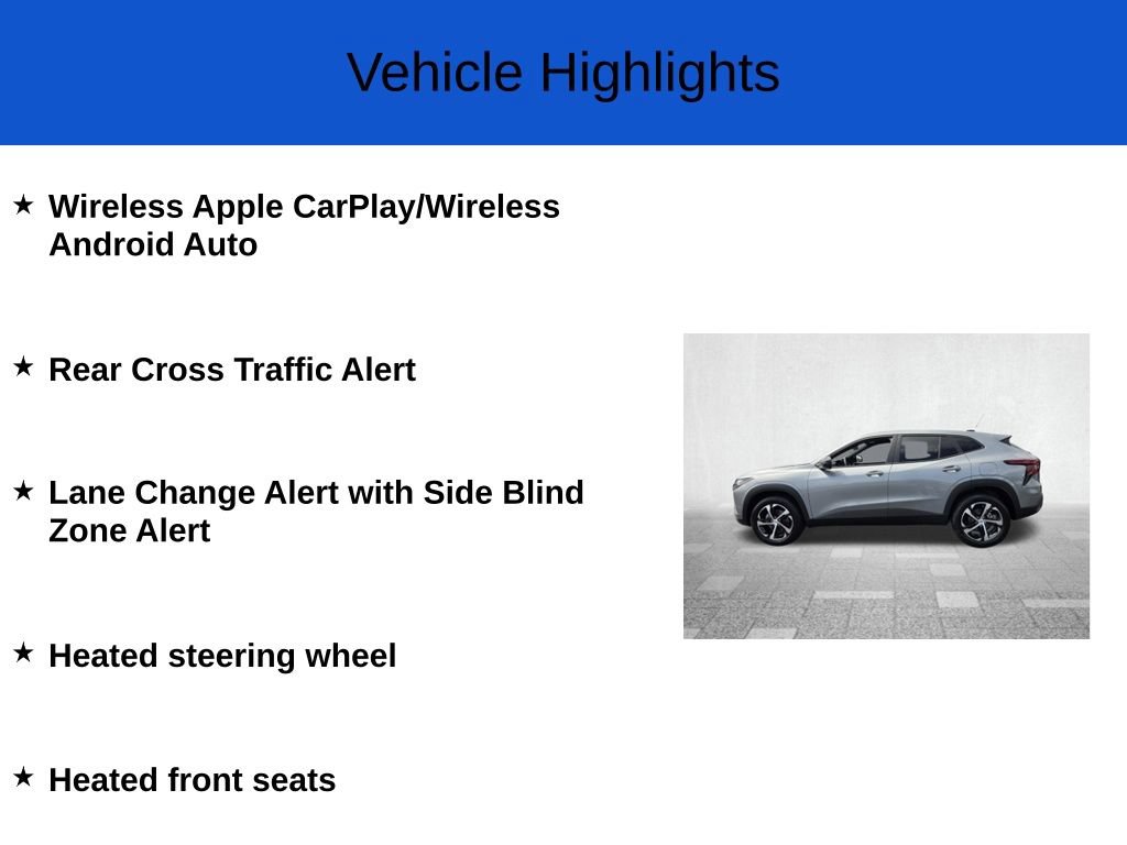 New 2026 Chevrolet Trax RS w/ Driver Confidence Package FWD image 3