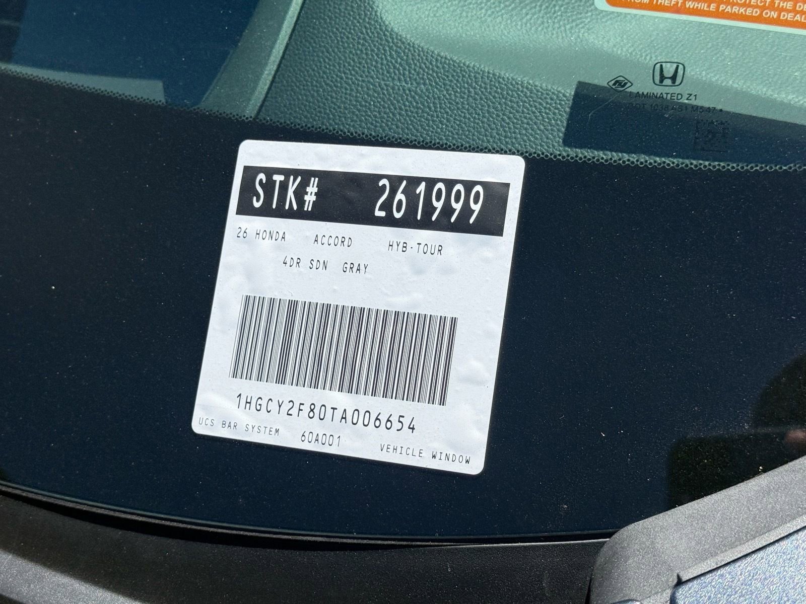 New 2026 Honda Accord Touring image 24