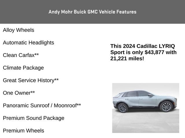 Used 2024 Cadillac Lyriq Sport AWD/4WD image 8