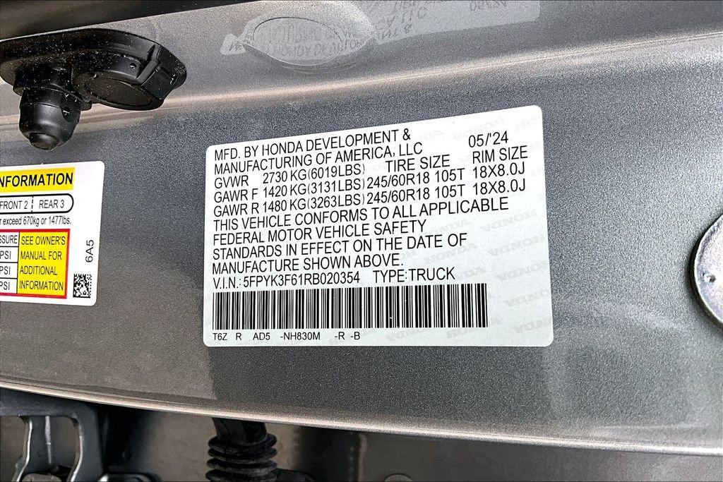 Used 2024 Honda Ridgeline TrailSport image 36