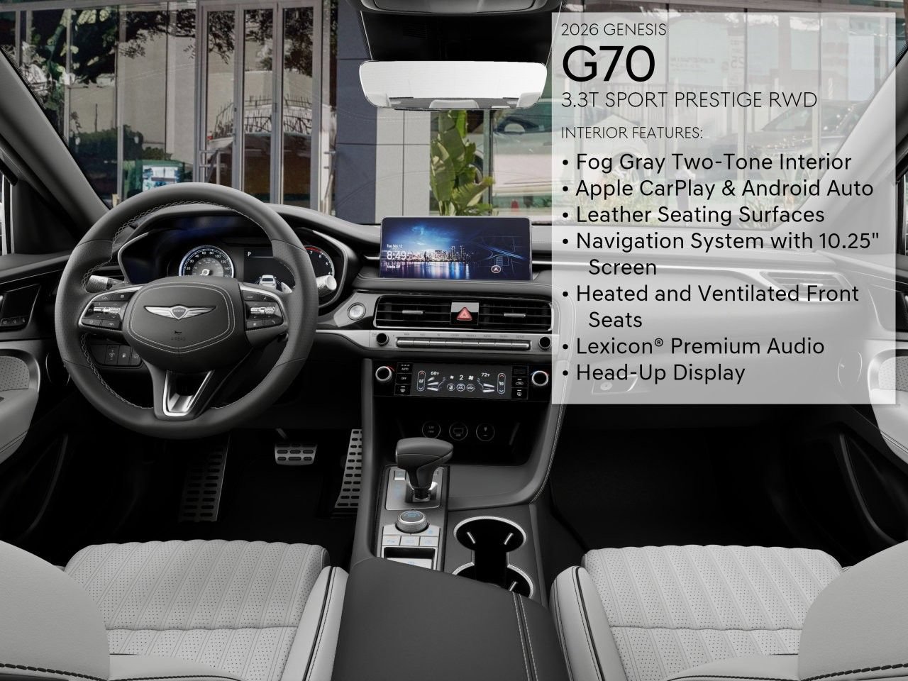 New 2026 Genesis G70 3.3T Sport Prestige RWD image 21