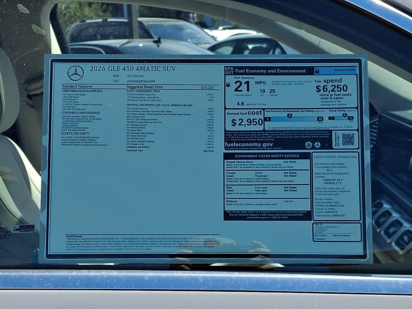 New 2026 Mercedes-Benz GLE 450 4MATIC image 19
