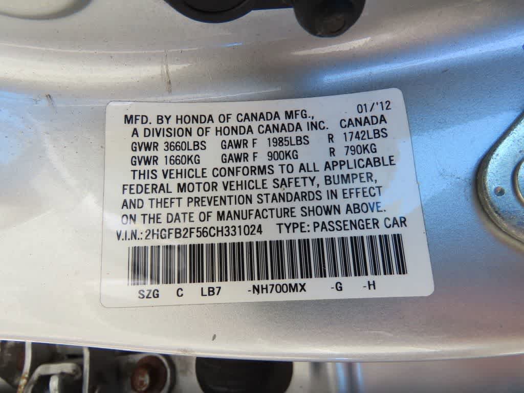 Used 2012 Honda Civic LX image 23