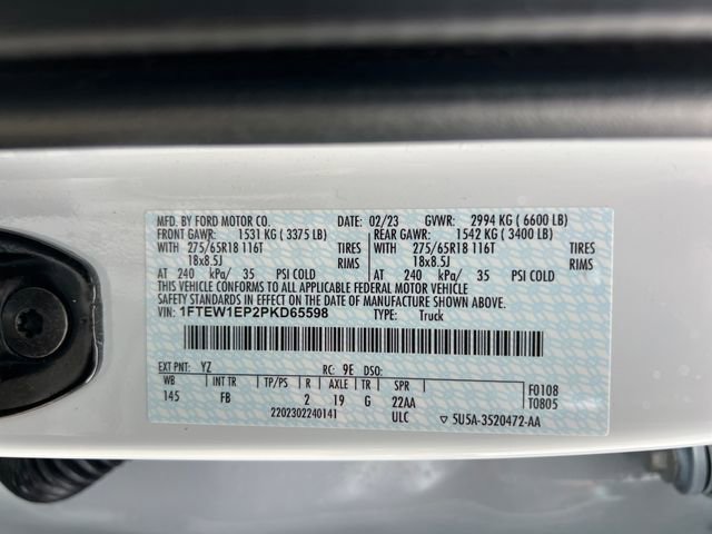 Used 2023 Ford F150 XLT w/ Equipment Group 301A Mid image 22