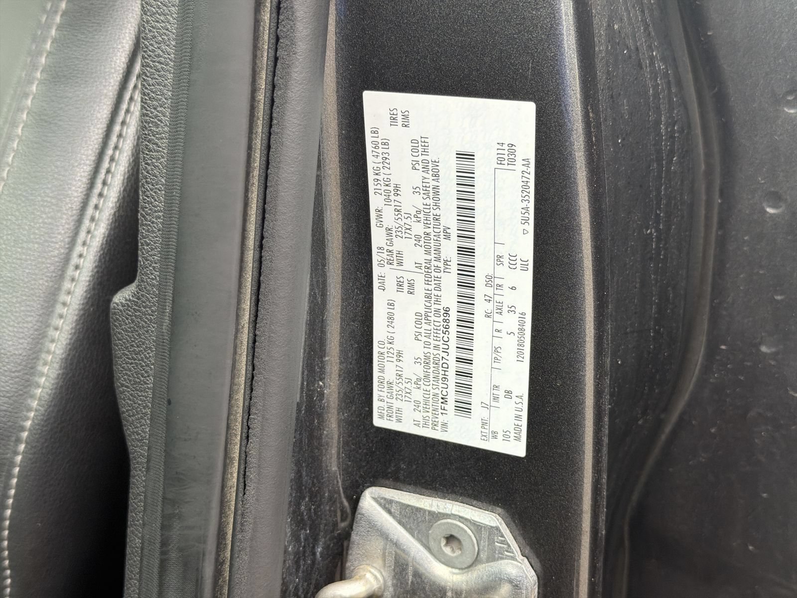 Used 2018 Ford Escape SEL AWD/4WD image 35