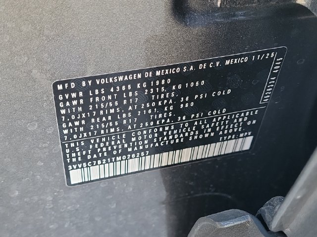 Certified 2026 Volkswagen Taos S FWD image 25