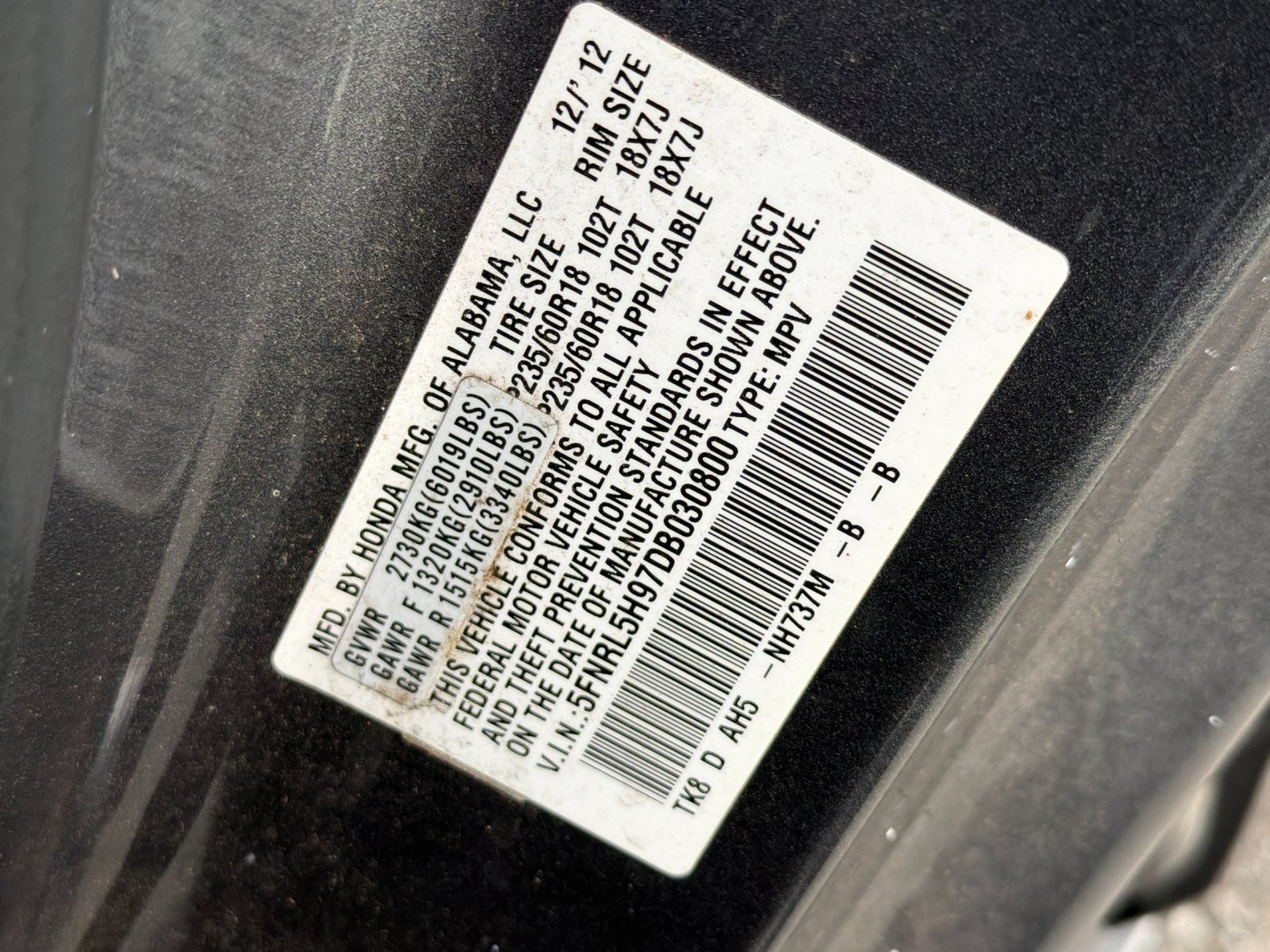 Used 2013 Honda Odyssey Touring image 27