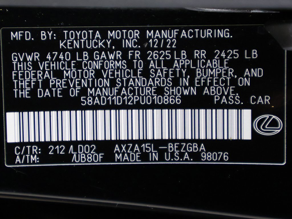 Used 2023 Lexus ES 250 w/ Premium Package image 44