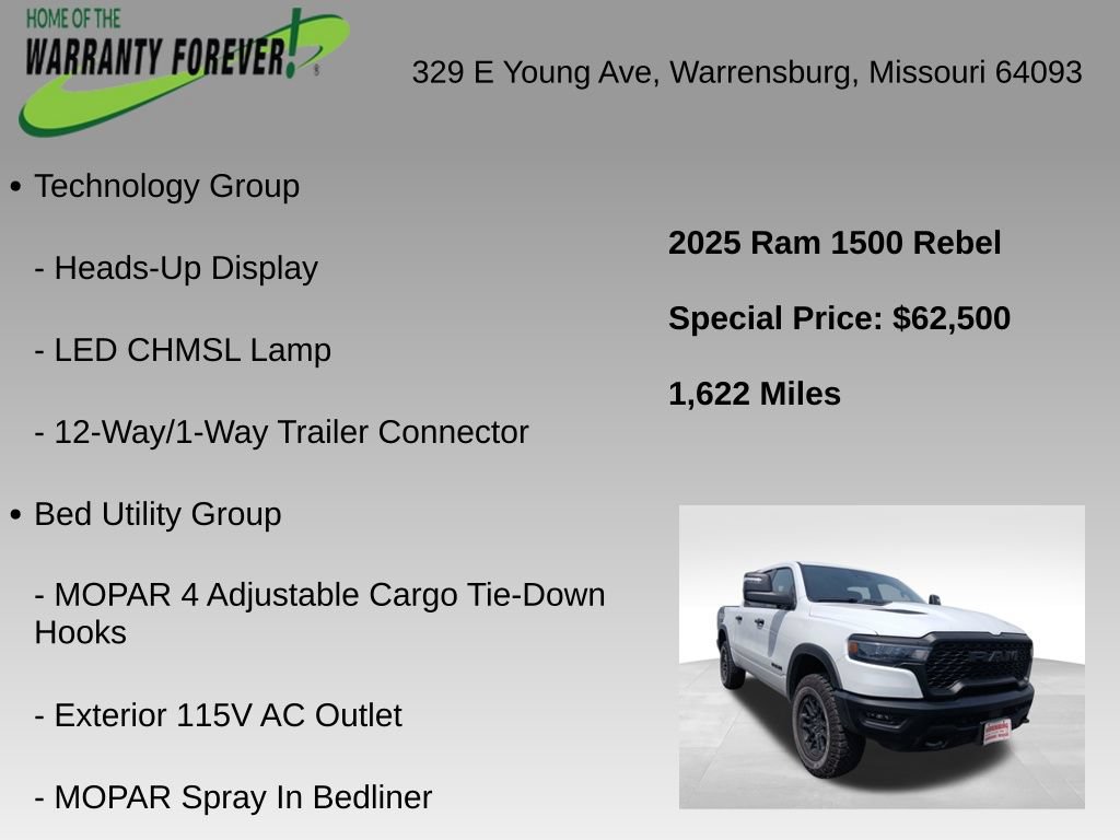 Used 2025 RAM 1500 Rebel w/ Rebel Level 2 Equipment Group AWD/4WD image 4