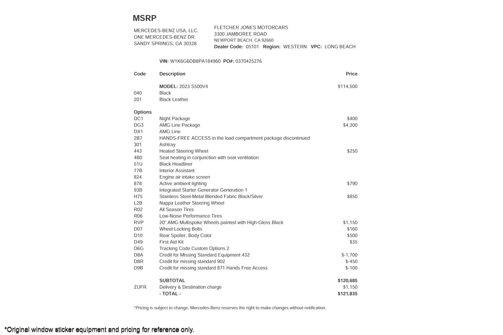 Used 2023 Mercedes-Benz S 500 4MATIC image 2