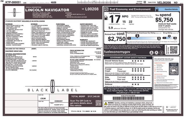 New 2027 Lincoln Navigator L Black Label AWD/4WD image 27