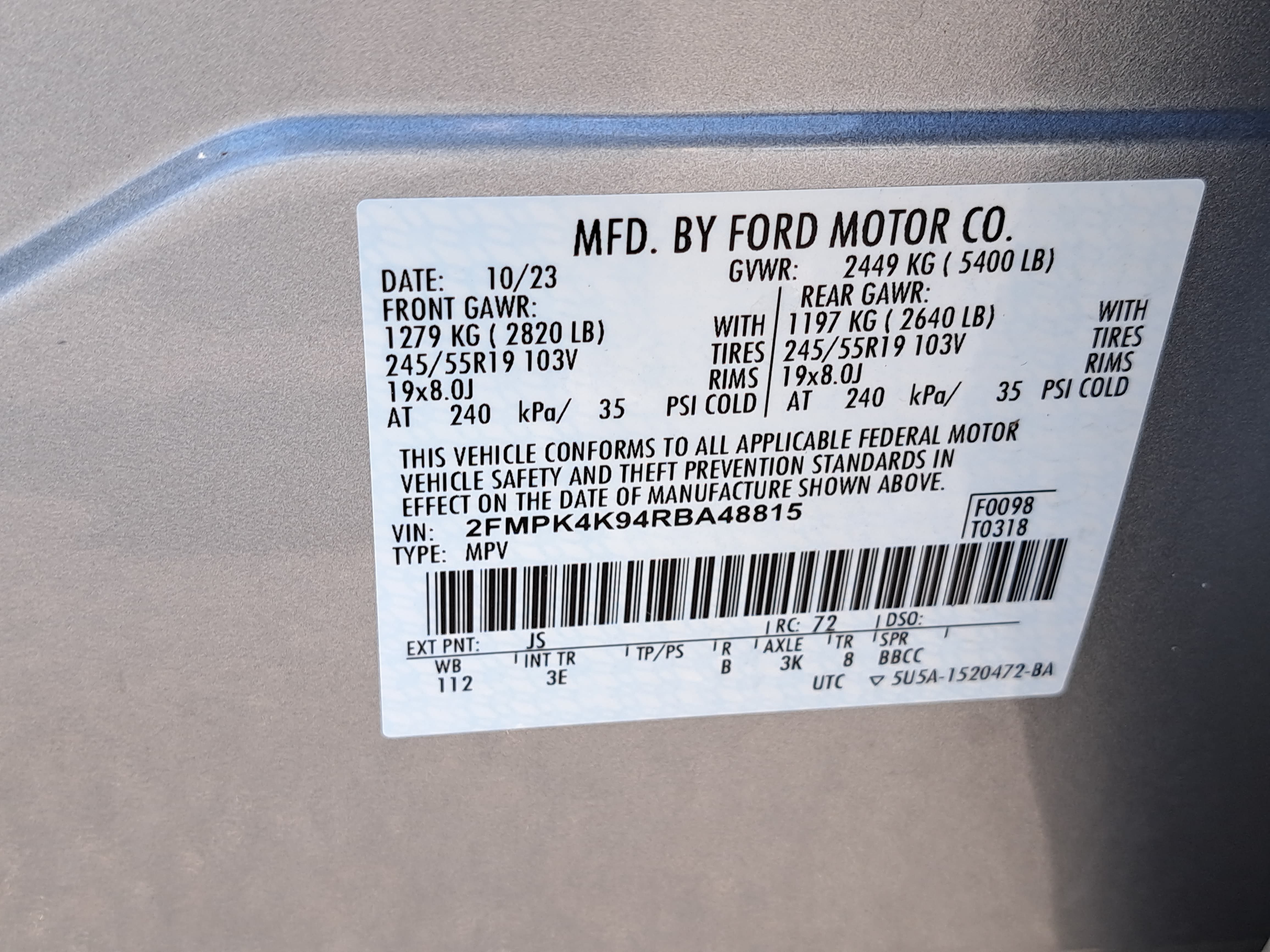 Used 2024 Ford Edge Titanium AWD/4WD image 36