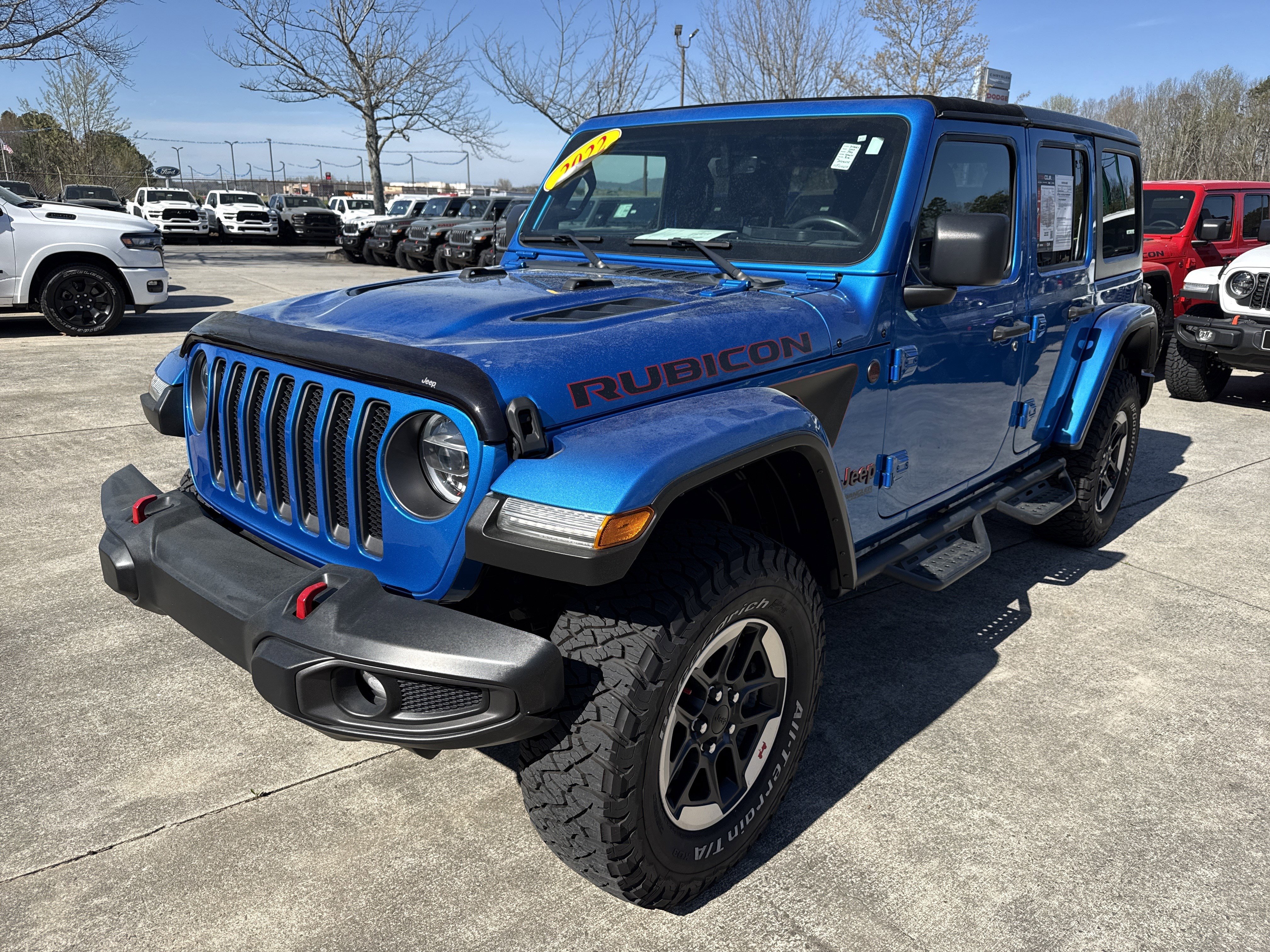 Used 2022 Jeep Wrangler Unlimited Rubicon w/ LED Lighting Group image 3