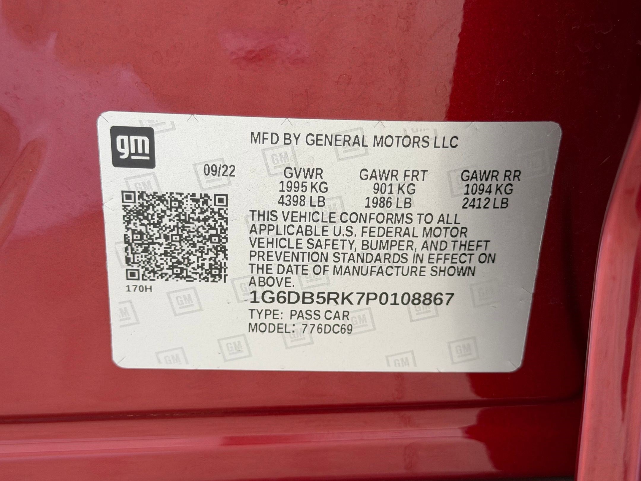 Certified 2023 Cadillac CT4 Premium Luxury w/ Climate Package image 19