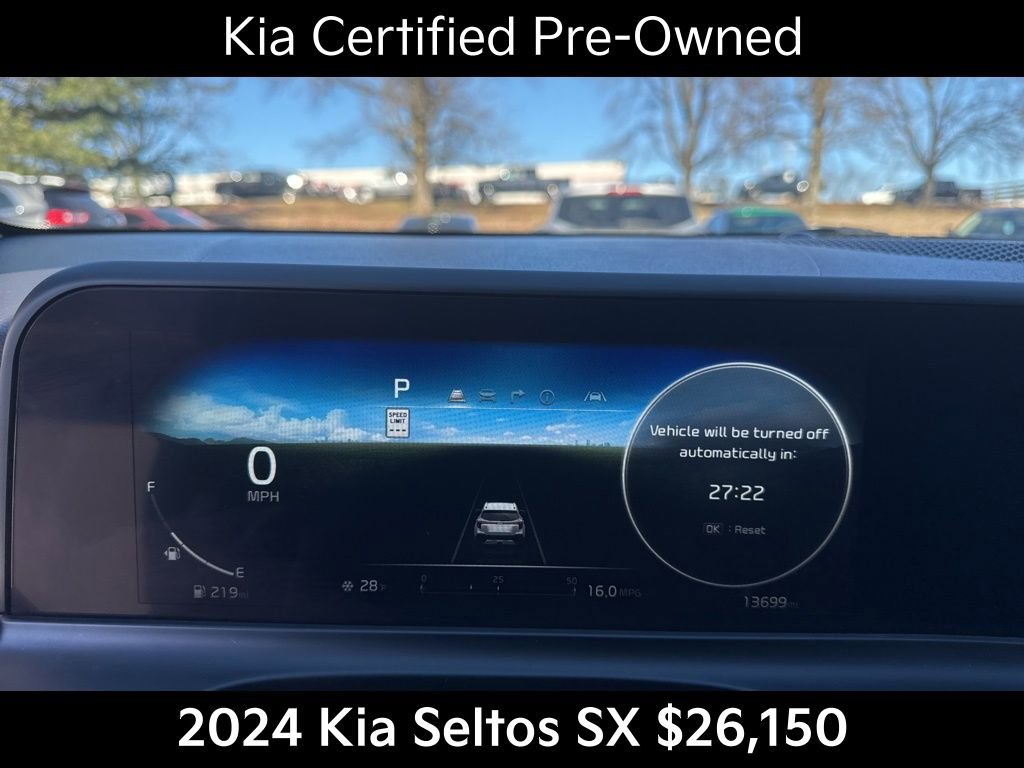 Certified 2024 Kia Seltos SX w/ SX Sunroof Package image 24