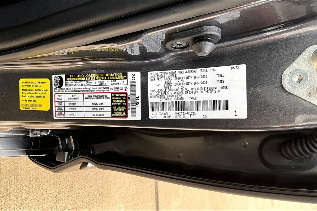 Used 2026 Toyota Tundra Platinum AWD/4WD image 43