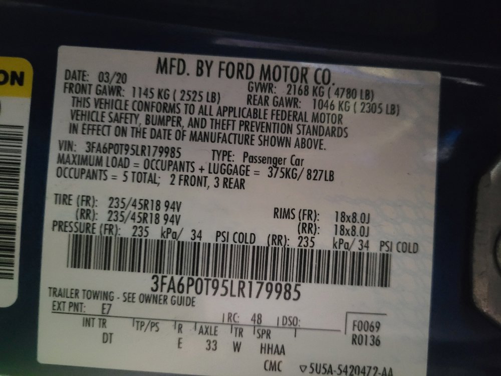 Used 2020 Ford Fusion SE image 33